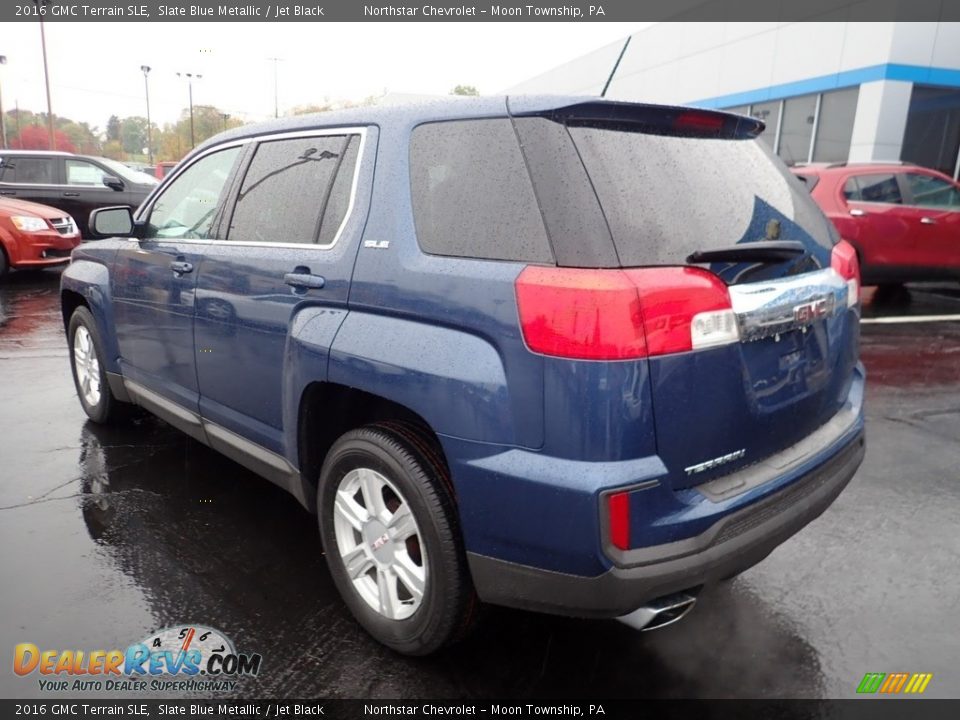 2016 GMC Terrain SLE Slate Blue Metallic / Jet Black Photo #4