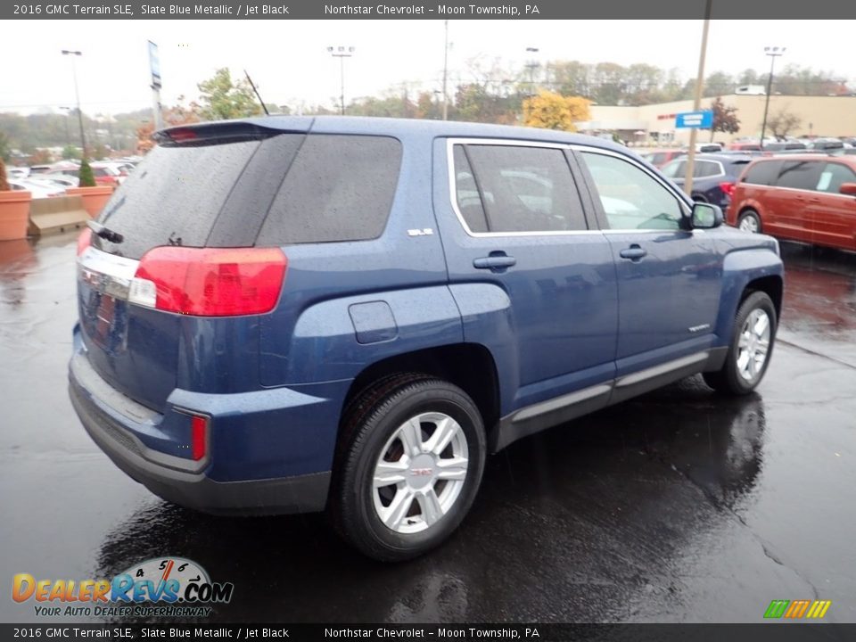 2016 GMC Terrain SLE Slate Blue Metallic / Jet Black Photo #9