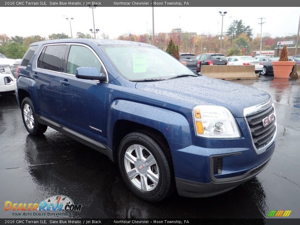 2016 GMC Terrain SLE Slate Blue Metallic / Jet Black Photo #11