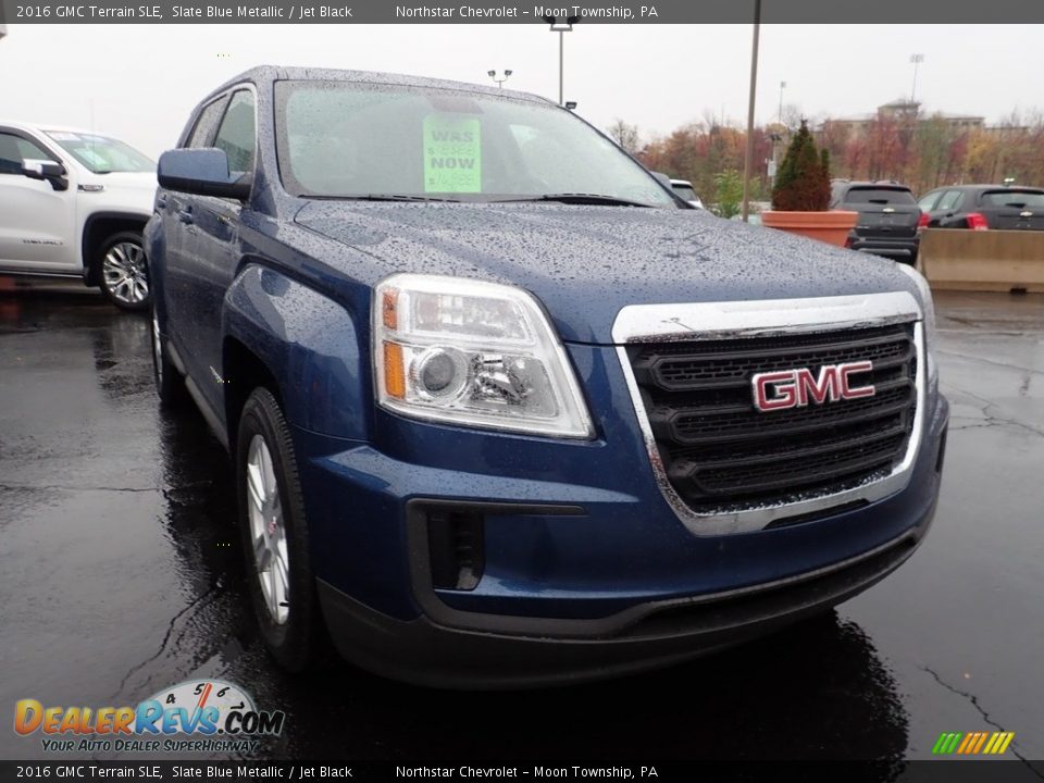 2016 GMC Terrain SLE Slate Blue Metallic / Jet Black Photo #12