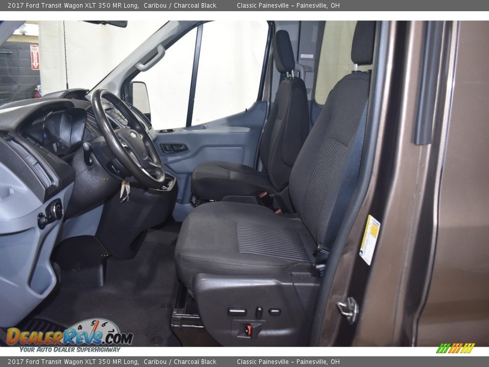 Front Seat of 2017 Ford Transit Wagon XLT 350 MR Long Photo #7