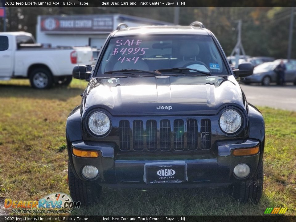 2002 Jeep Liberty Limited 4x4 Black / Taupe Photo #3