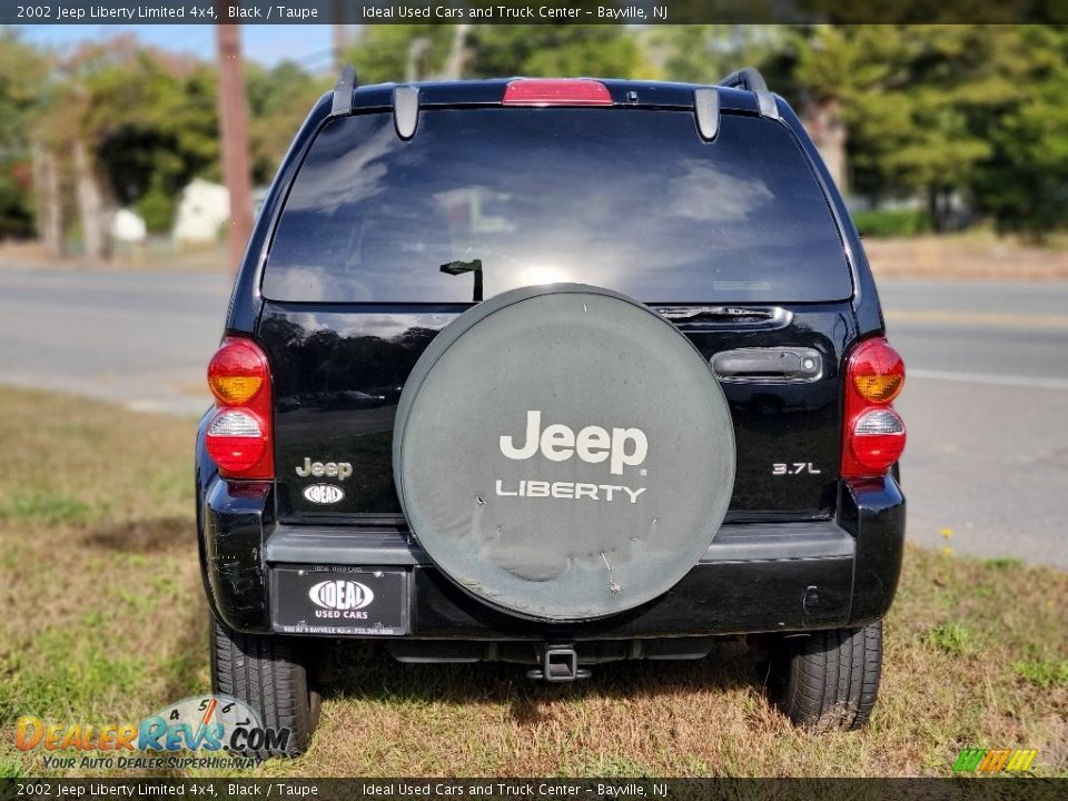 2002 Jeep Liberty Limited 4x4 Black / Taupe Photo #4