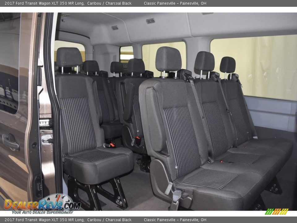 Rear Seat of 2017 Ford Transit Wagon XLT 350 MR Long Photo #10