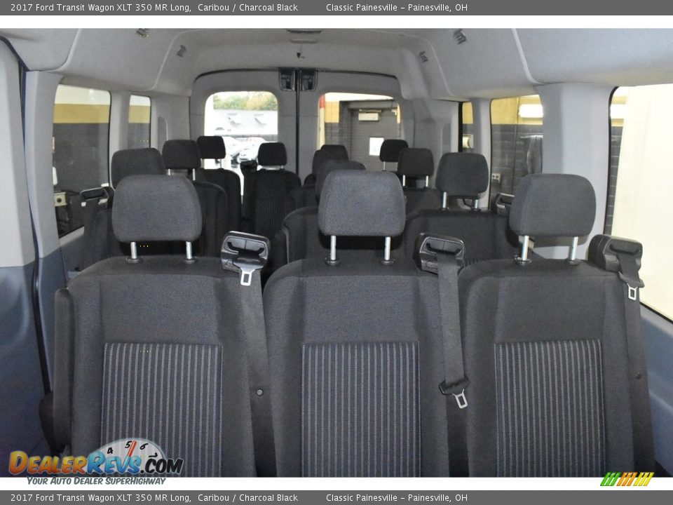 Rear Seat of 2017 Ford Transit Wagon XLT 350 MR Long Photo #11