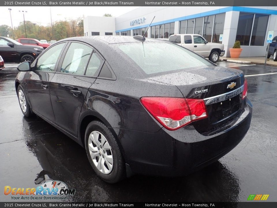 2015 Chevrolet Cruze LS Black Granite Metallic / Jet Black/Medium Titanium Photo #4