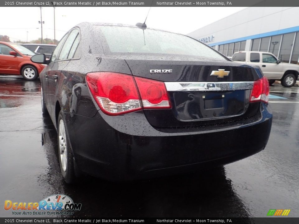 2015 Chevrolet Cruze LS Black Granite Metallic / Jet Black/Medium Titanium Photo #5