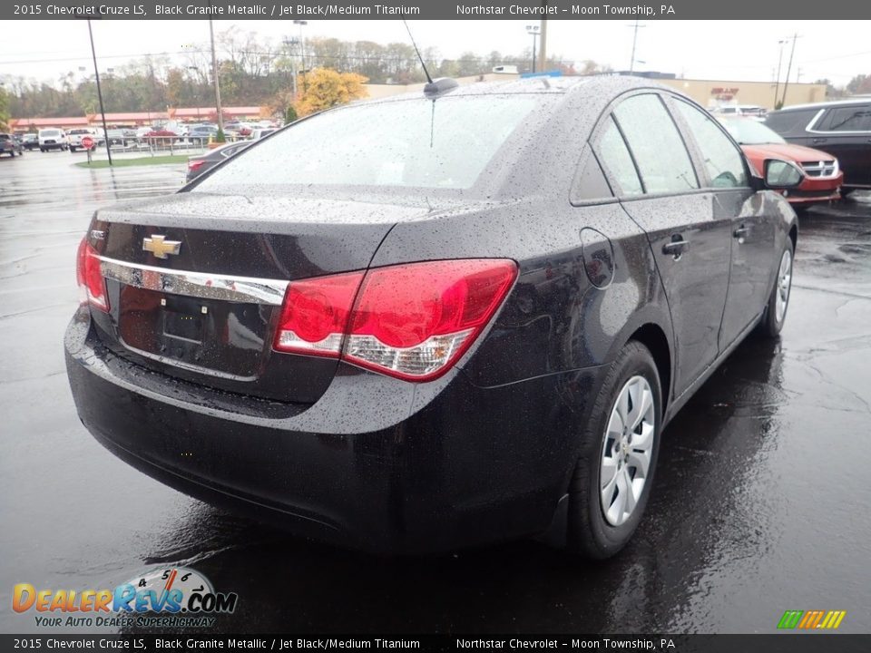 2015 Chevrolet Cruze LS Black Granite Metallic / Jet Black/Medium Titanium Photo #8