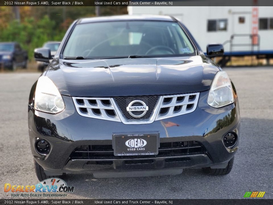 2012 Nissan Rogue S AWD Super Black / Black Photo #3