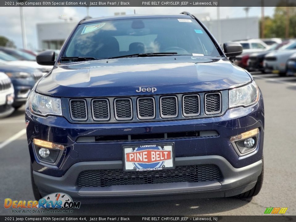 2021 Jeep Compass 80th Special Edition 4x4 Jazz Blue Pearl / Black Photo #3