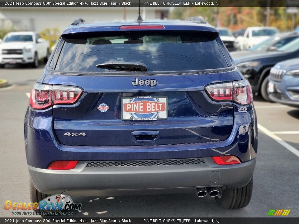 2021 Jeep Compass 80th Special Edition 4x4 Jazz Blue Pearl / Black Photo #7
