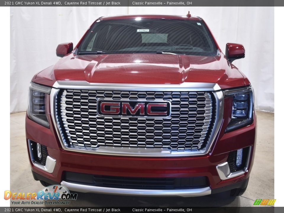 2021 GMC Yukon XL Denali 4WD Cayenne Red Tintcoat / Jet Black Photo #4