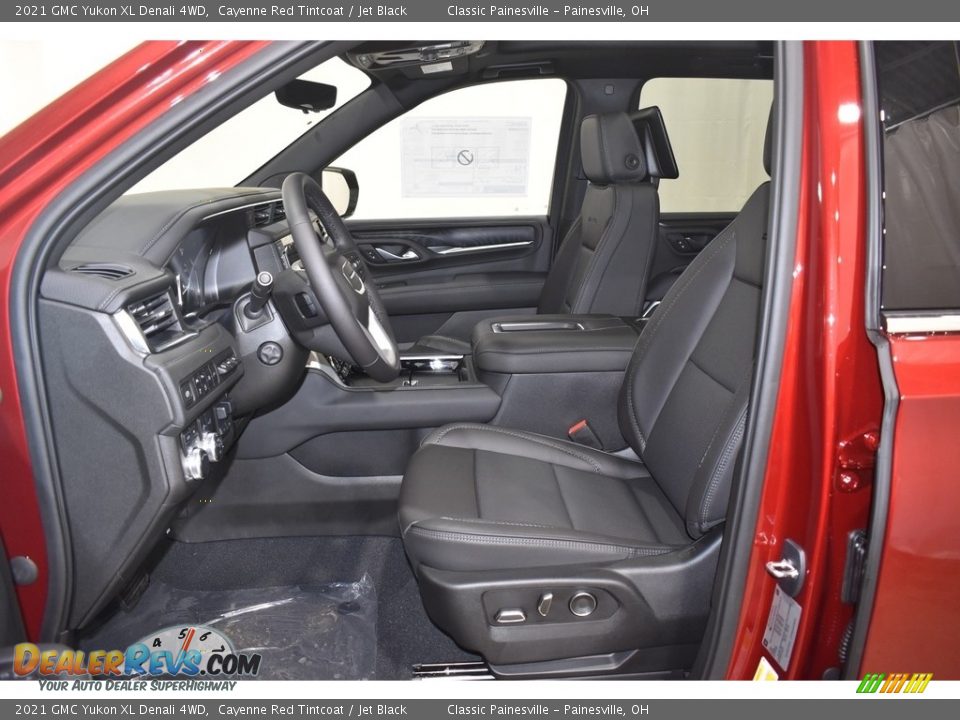2021 GMC Yukon XL Denali 4WD Cayenne Red Tintcoat / Jet Black Photo #7