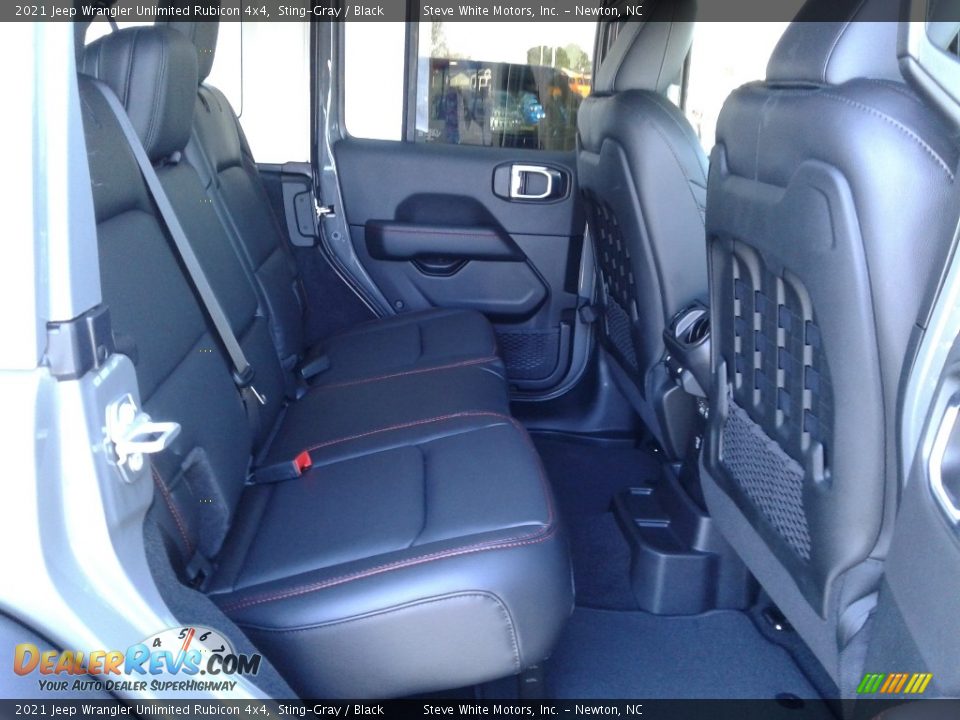 Rear Seat of 2021 Jeep Wrangler Unlimited Rubicon 4x4 Photo #16