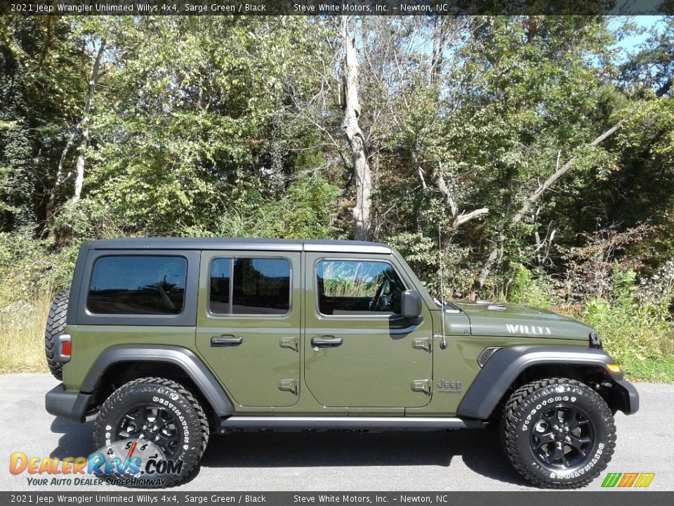Sarge Green 2021 Jeep Wrangler Unlimited Willys 4x4 Photo #5