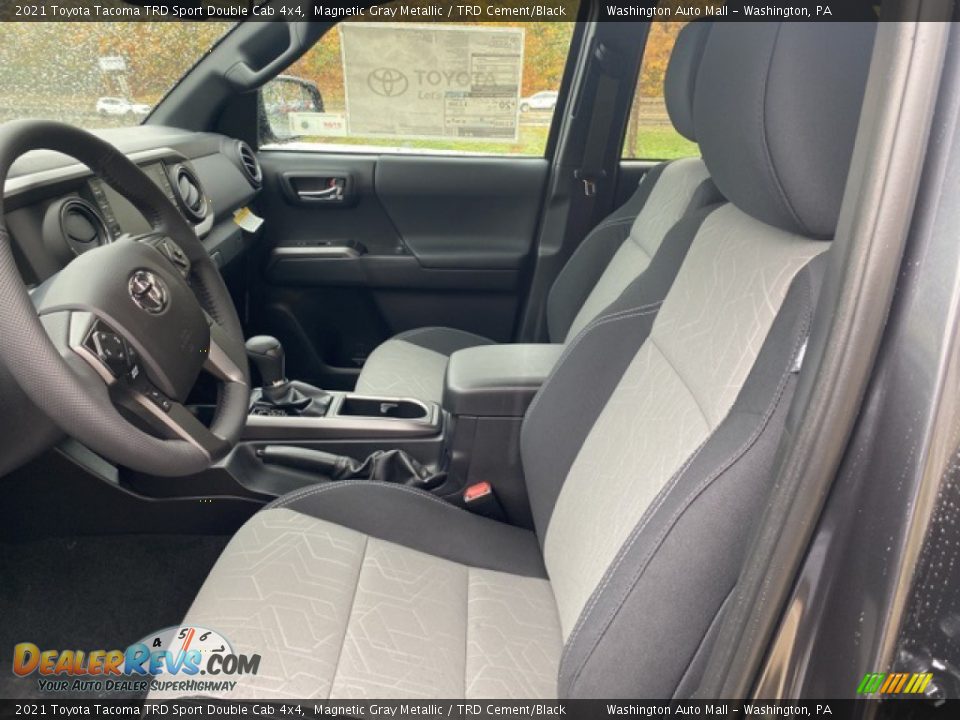 2021 Toyota Tacoma TRD Sport Double Cab 4x4 Magnetic Gray Metallic / TRD Cement/Black Photo #5
