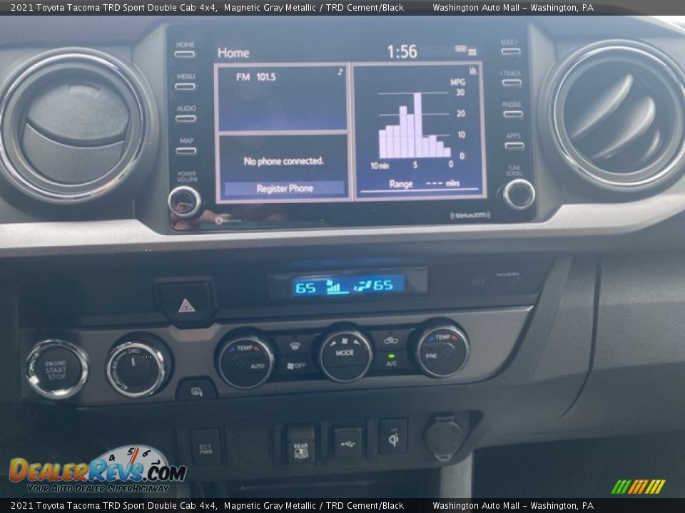 2021 Toyota Tacoma TRD Sport Double Cab 4x4 Magnetic Gray Metallic / TRD Cement/Black Photo #7