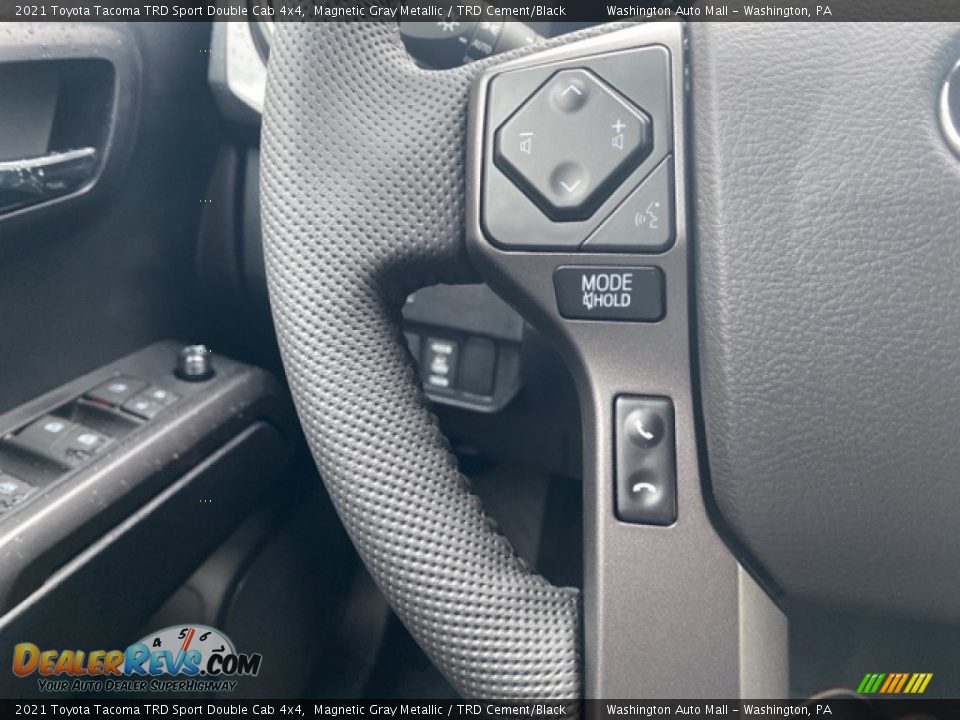 2021 Toyota Tacoma TRD Sport Double Cab 4x4 Steering Wheel Photo #10