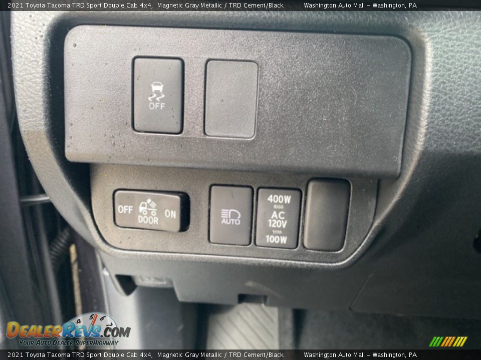 2021 Toyota Tacoma TRD Sport Double Cab 4x4 Magnetic Gray Metallic / TRD Cement/Black Photo #12