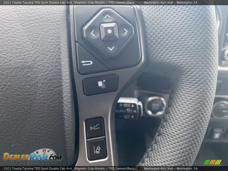2021 Toyota Tacoma TRD Sport Double Cab 4x4 Magnetic Gray Metallic / TRD Cement/Black Photo #14