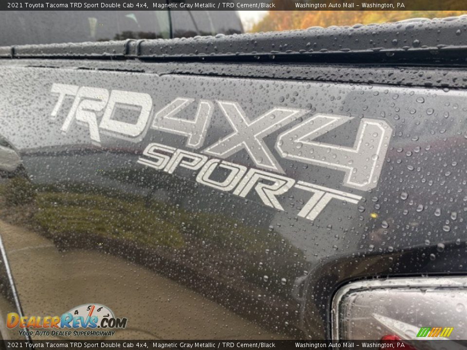 2021 Toyota Tacoma TRD Sport Double Cab 4x4 Magnetic Gray Metallic / TRD Cement/Black Photo #19