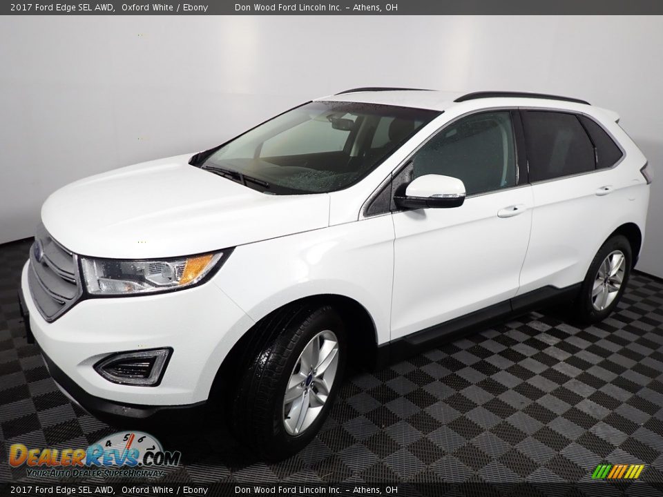 2017 Ford Edge SEL AWD Oxford White / Ebony Photo #7