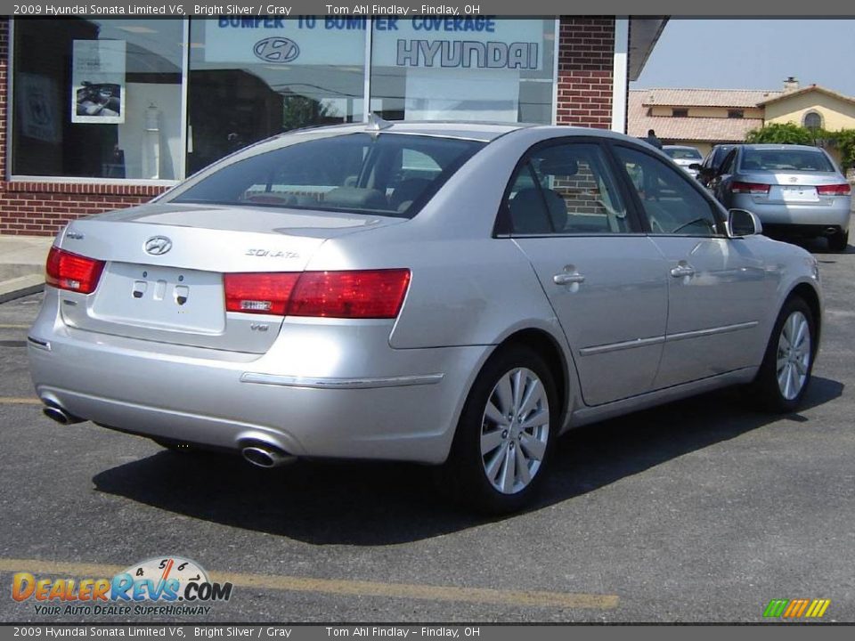 2009 Hyundai Sonata Limited V6 Bright Silver / Gray Photo #5