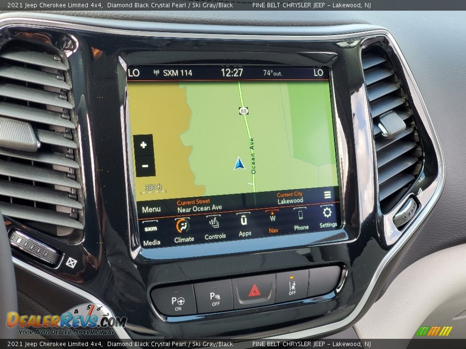 Navigation of 2021 Jeep Cherokee Limited 4x4 Photo #14