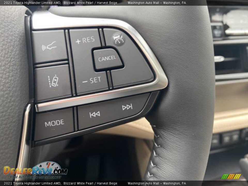 2021 Toyota Highlander Limited AWD Steering Wheel Photo #21