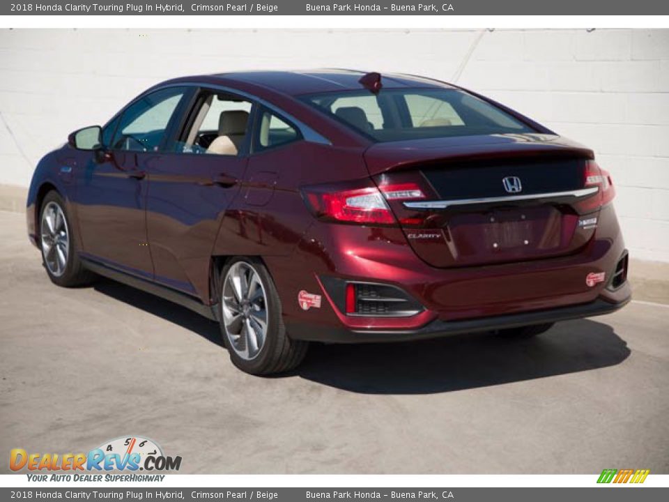 Crimson Pearl 2018 Honda Clarity Touring Plug In Hybrid Photo #2