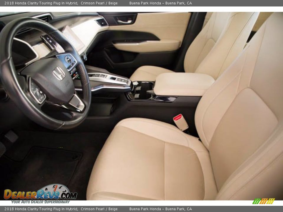 Front Seat of 2018 Honda Clarity Touring Plug In Hybrid Photo #3