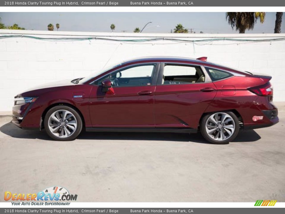 Crimson Pearl 2018 Honda Clarity Touring Plug In Hybrid Photo #8