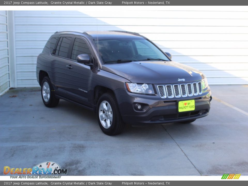 2017 Jeep Compass Latitude Granite Crystal Metallic / Dark Slate Gray Photo #2