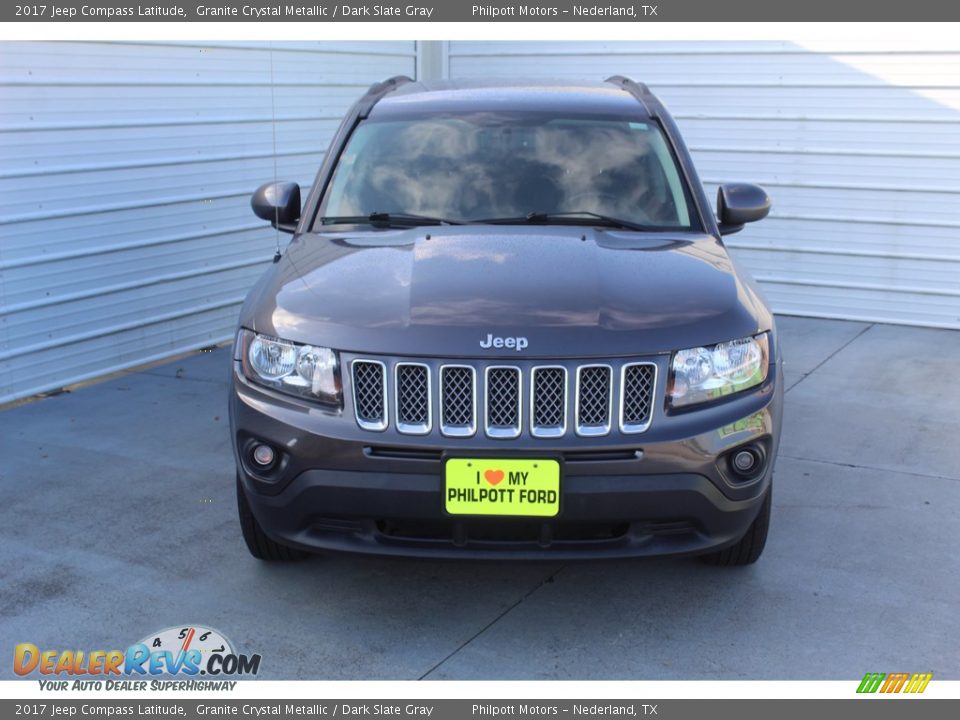 2017 Jeep Compass Latitude Granite Crystal Metallic / Dark Slate Gray Photo #3