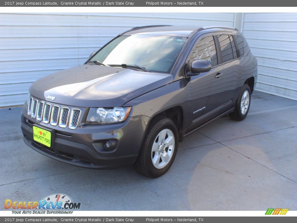 2017 Jeep Compass Latitude Granite Crystal Metallic / Dark Slate Gray Photo #4