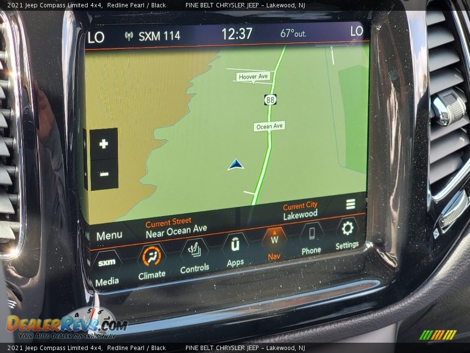 Navigation of 2021 Jeep Compass Limited 4x4 Photo #14