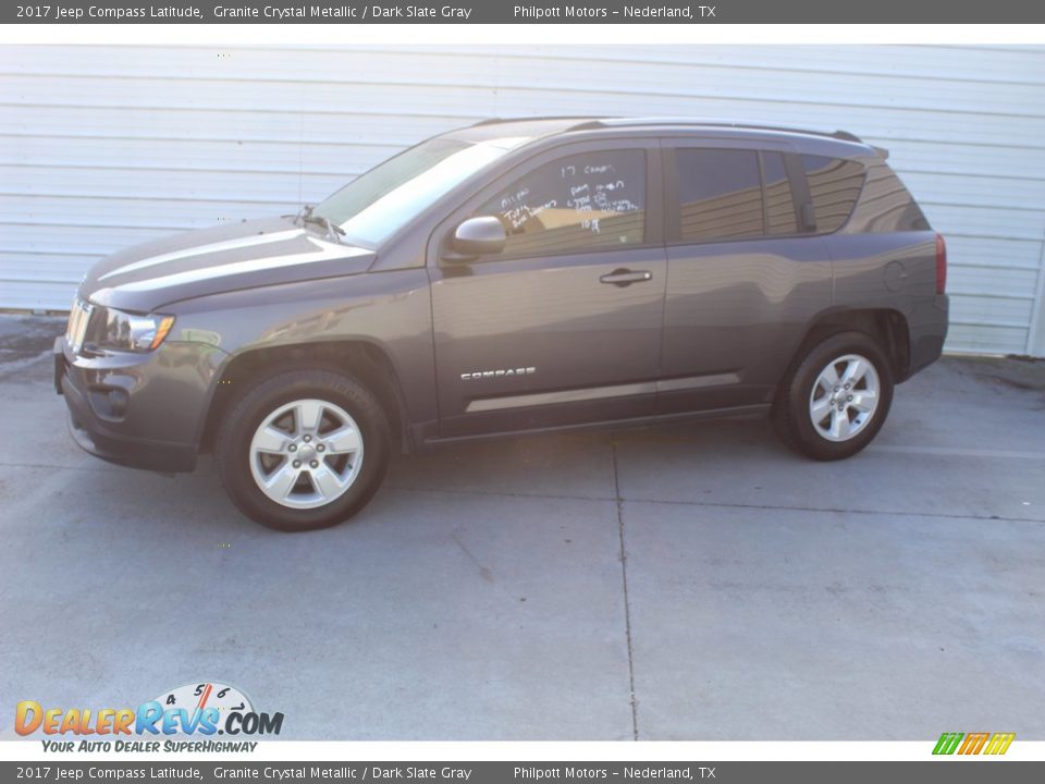 2017 Jeep Compass Latitude Granite Crystal Metallic / Dark Slate Gray Photo #7