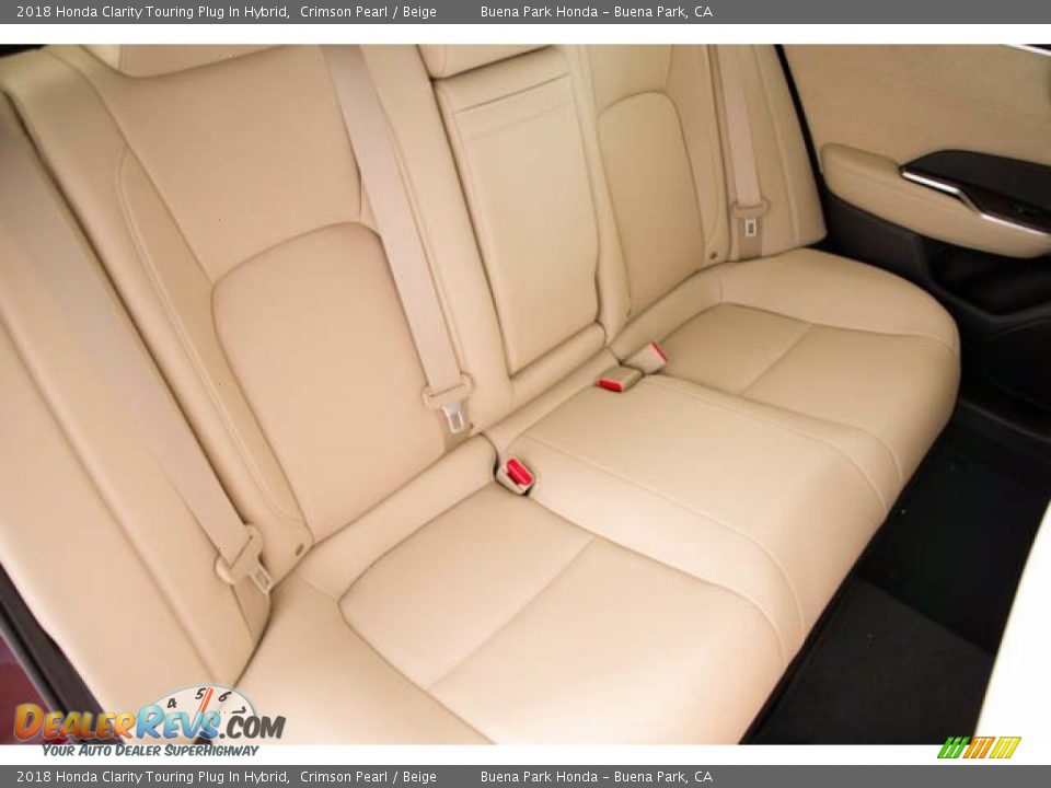 Rear Seat of 2018 Honda Clarity Touring Plug In Hybrid Photo #21