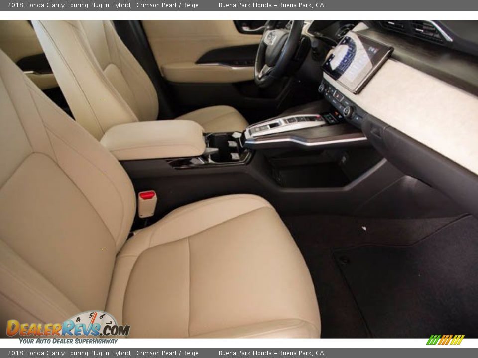 Front Seat of 2018 Honda Clarity Touring Plug In Hybrid Photo #22