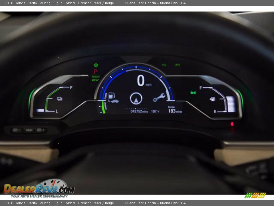 2018 Honda Clarity Touring Plug In Hybrid Gauges Photo #29