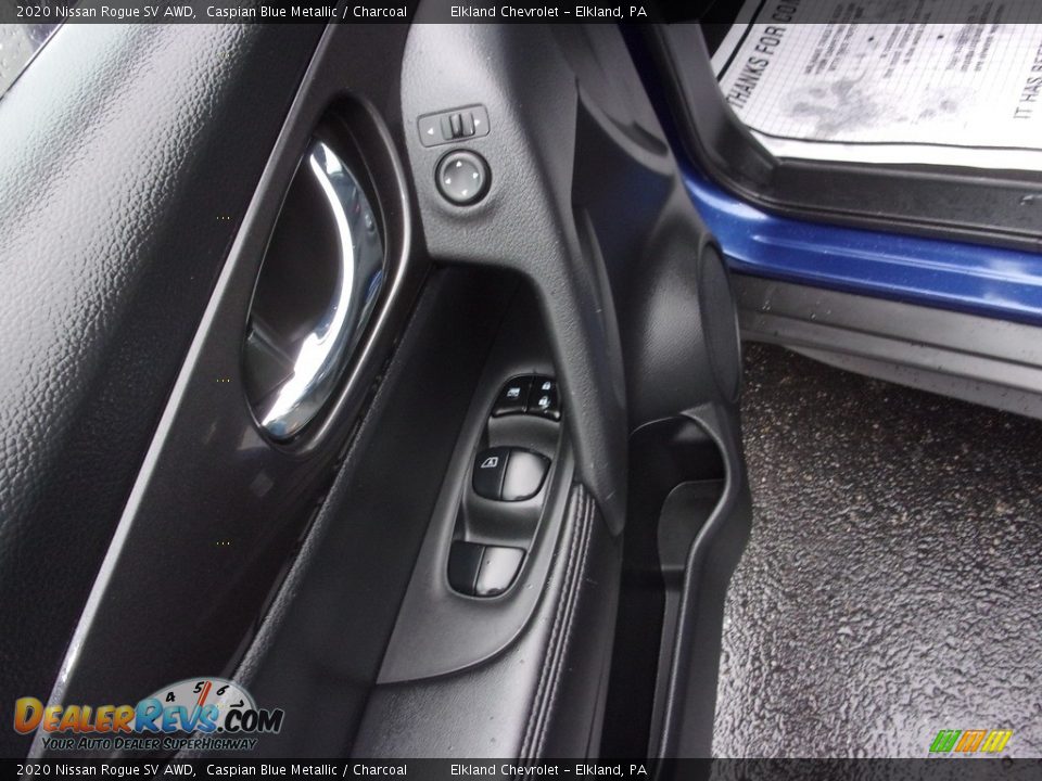 2020 Nissan Rogue SV AWD Caspian Blue Metallic / Charcoal Photo #13