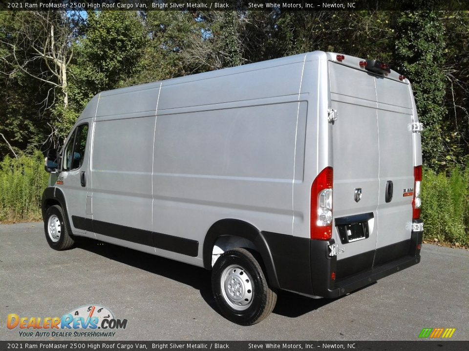 2021 Ram ProMaster 2500 High Roof Cargo Van Bright Silver Metallic / Black Photo #8