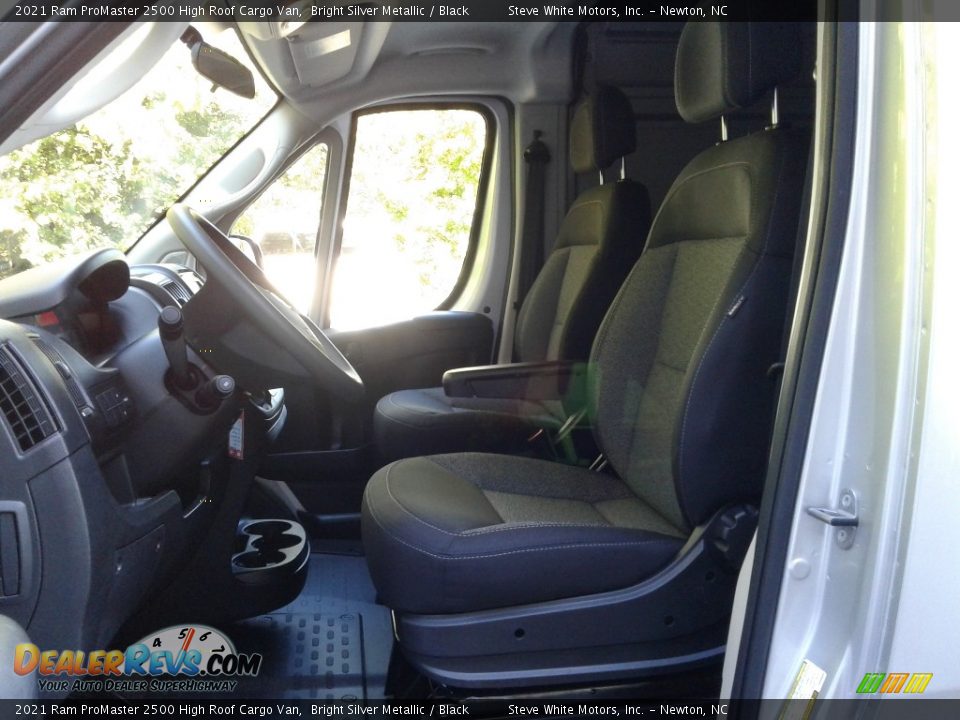 Front Seat of 2021 Ram ProMaster 2500 High Roof Cargo Van Photo #9