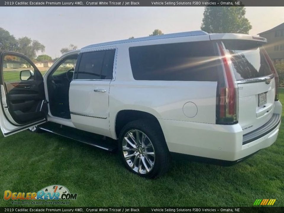 2019 Cadillac Escalade Premium Luxury 4WD Crystal White Tricoat / Jet Black Photo #7