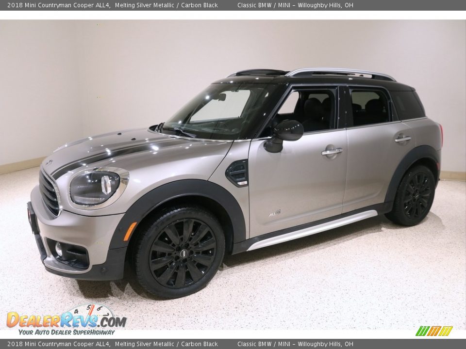 2018 Mini Countryman Cooper ALL4 Melting Silver Metallic / Carbon Black Photo #3