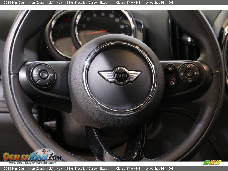 2018 Mini Countryman Cooper ALL4 Melting Silver Metallic / Carbon Black Photo #7