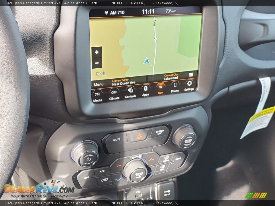 Navigation of 2020 Jeep Renegade Limited 4x4 Photo #14