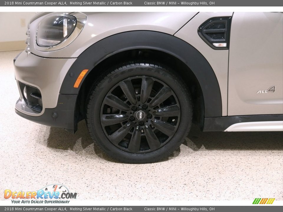 2018 Mini Countryman Cooper ALL4 Melting Silver Metallic / Carbon Black Photo #25