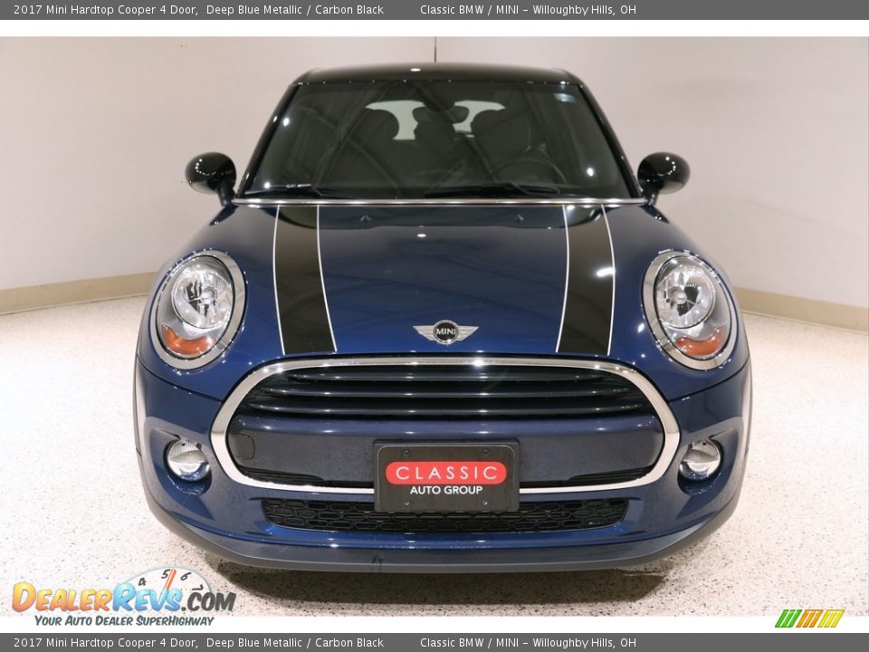 2017 Mini Hardtop Cooper 4 Door Deep Blue Metallic / Carbon Black Photo #2
