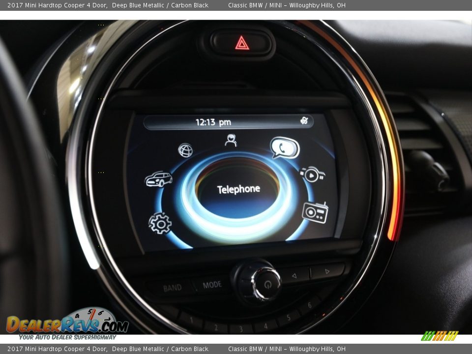 2017 Mini Hardtop Cooper 4 Door Deep Blue Metallic / Carbon Black Photo #15